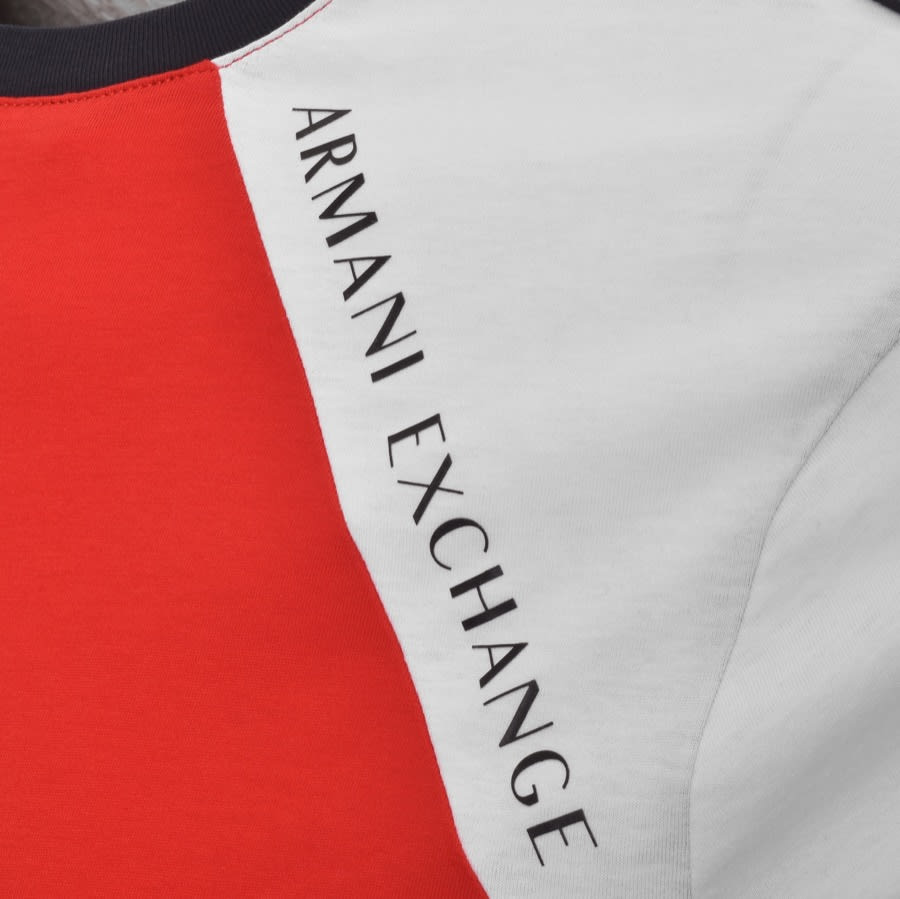 Alternative Image for ProductArmani Exchange Crew Neck Logo T Shirt Navy3